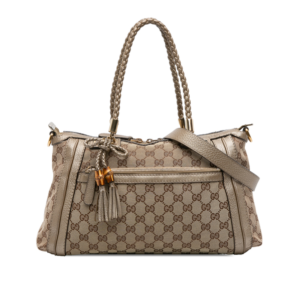 Pre-Loved Gucci GG Canvas Bella Satchel - Picture 1 of 11